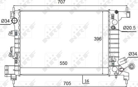 Wilmink Group WG1723451 - Радиатор, охлаждение двигателя autosila-amz.com