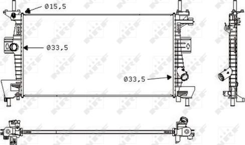 Wilmink Group WG1723438 - Радиатор, охлаждение двигателя autosila-amz.com