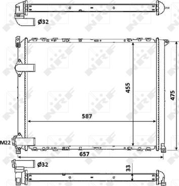 Wilmink Group WG1723544 - Радиатор, охлаждение двигателя autosila-amz.com