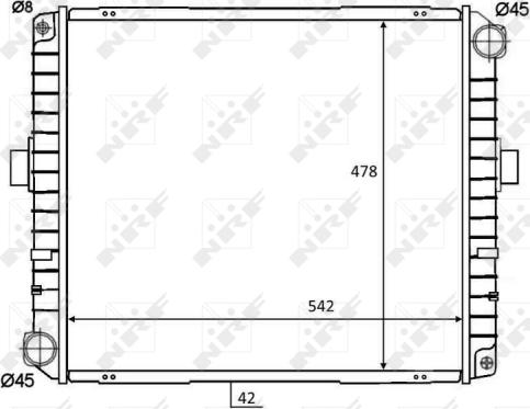 Wilmink Group WG1723536 - Радиатор, охлаждение двигателя autosila-amz.com