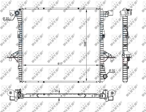 Wilmink Group WG1723659 - Радиатор, охлаждение двигателя autosila-amz.com