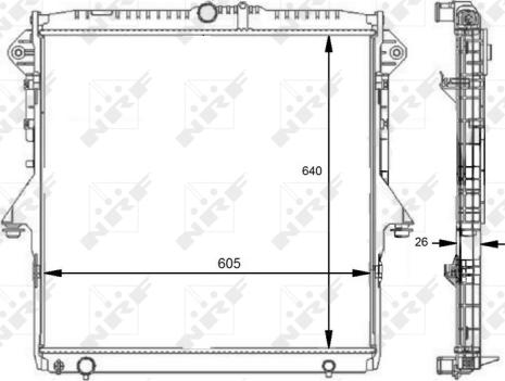 Wilmink Group WG1723615 - Радиатор, охлаждение двигателя autosila-amz.com