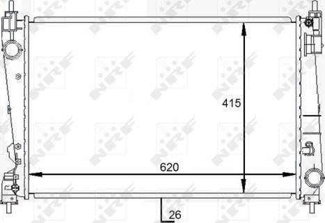 Wilmink Group WG1723624 - Радиатор, охлаждение двигателя autosila-amz.com