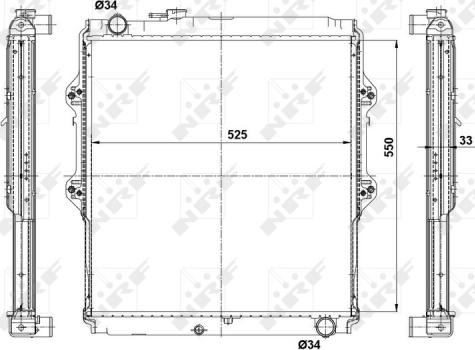 Wilmink Group WG1723063 - Радиатор, охлаждение двигателя autosila-amz.com