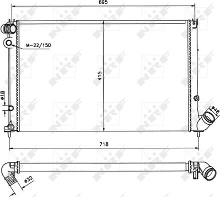 Wilmink Group WG1723109 - Радиатор, охлаждение двигателя autosila-amz.com