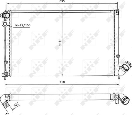 Wilmink Group WG1723111 - Радиатор, охлаждение двигателя autosila-amz.com