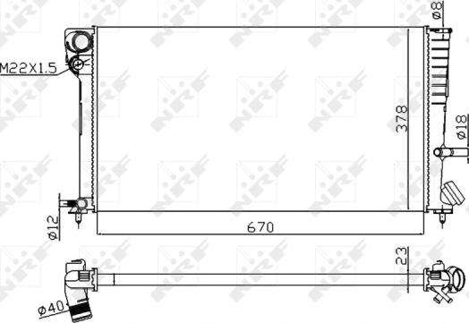 Wilmink Group WG1723135 - Радиатор, охлаждение двигателя autosila-amz.com