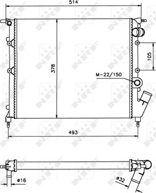 Wilmink Group WG1723136 - Радиатор, охлаждение двигателя autosila-amz.com