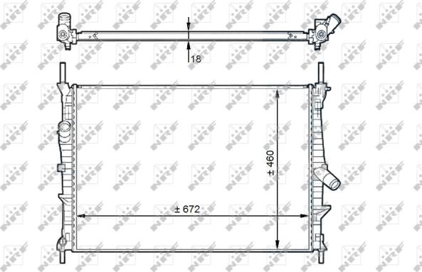 Wilmink Group WG1723392 - Радиатор, охлаждение двигателя autosila-amz.com