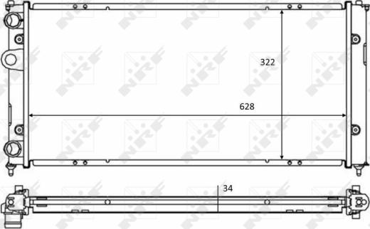 Wilmink Group WG1723341 - Радиатор, охлаждение двигателя autosila-amz.com