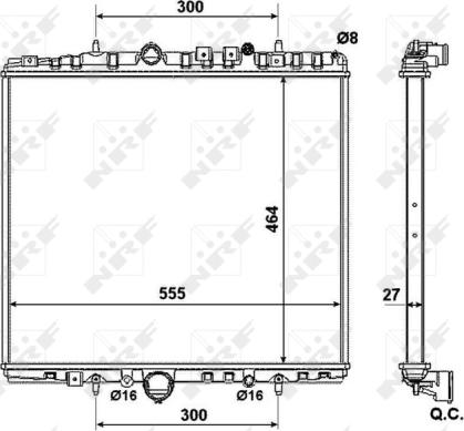 Wilmink Group WG1723328 - Радиатор, охлаждение двигателя autosila-amz.com