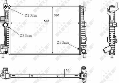 Wilmink Group WG1723257 - Радиатор, охлаждение двигателя autosila-amz.com