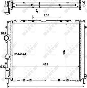 Wilmink Group WG1723202 - Радиатор, охлаждение двигателя autosila-amz.com