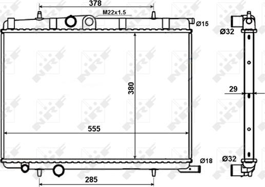 Wilmink Group WG1722982 - Радиатор, охлаждение двигателя autosila-amz.com