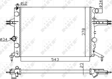 Wilmink Group WG1722465 - Радиатор, охлаждение двигателя autosila-amz.com