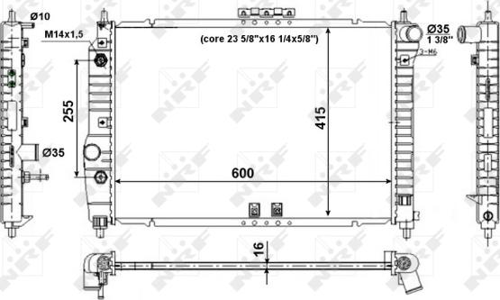 Wilmink Group WG1722475 - Радиатор, охлаждение двигателя autosila-amz.com