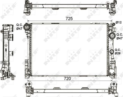 Wilmink Group WG1722049 - Радиатор, охлаждение двигателя autosila-amz.com