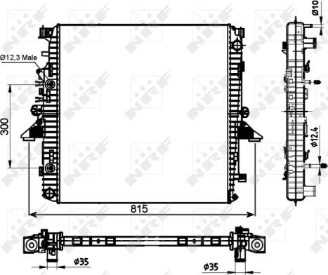 Wilmink Group WG1722034 - Радиатор, охлаждение двигателя autosila-amz.com