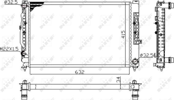 Wilmink Group WG1722749 - Радиатор, охлаждение двигателя autosila-amz.com