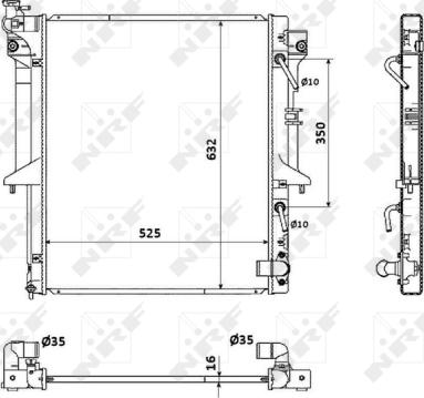 Wilmink Group WG1722709 - Радиатор, охлаждение двигателя autosila-amz.com