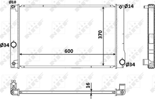 Wilmink Group WG1722725 - Радиатор, охлаждение двигателя autosila-amz.com