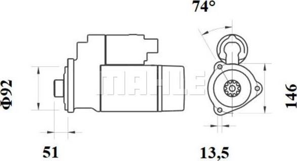 Wilmink Group WG2045434 - Стартер autosila-amz.com