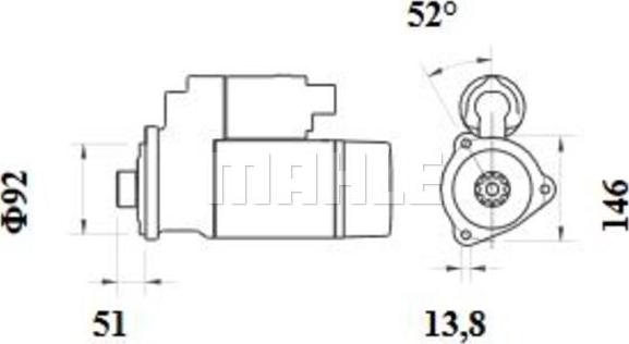 Wilmink Group WG2045428 - Стартер autosila-amz.com