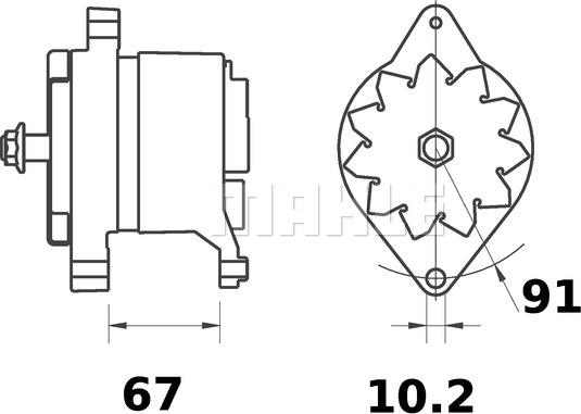 Wilmink Group WG2043455 - Генератор autosila-amz.com