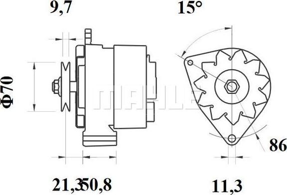 Wilmink Group WG2043401 - Генератор autosila-amz.com