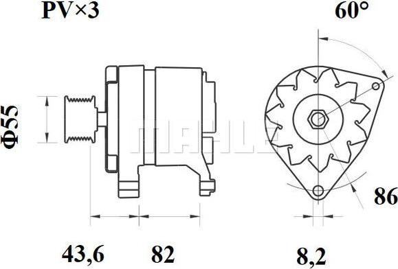 Wilmink Group WG2043423 - Генератор autosila-amz.com