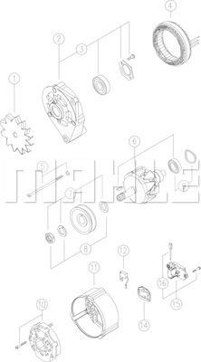 Wilmink Group WG2043506 - Генератор autosila-amz.com