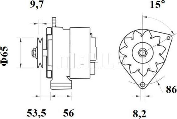 Wilmink Group WG2043655 - Генератор autosila-amz.com