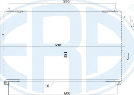 Wilmink Group WG2016810 - Конденсатор кондиционера autosila-amz.com