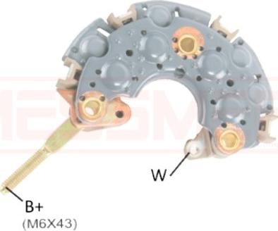 Wilmink Group WG2012538 - Выпрямитель, диодный мост, генератор autosila-amz.com