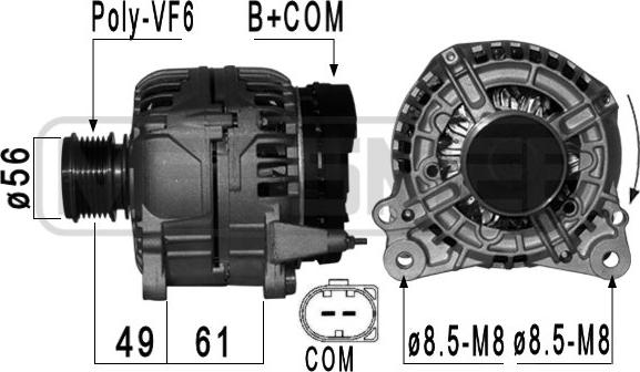 Wilmink Group WG2012389 - Генератор autosila-amz.com