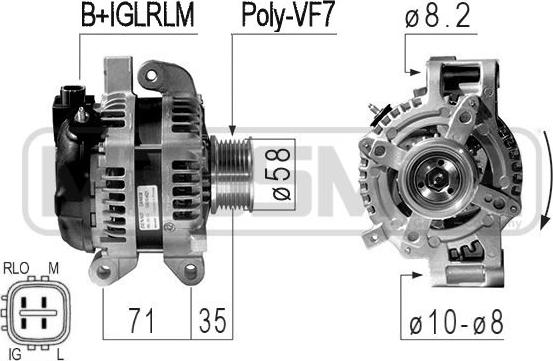 Wilmink Group WG2012299 - Генератор autosila-amz.com