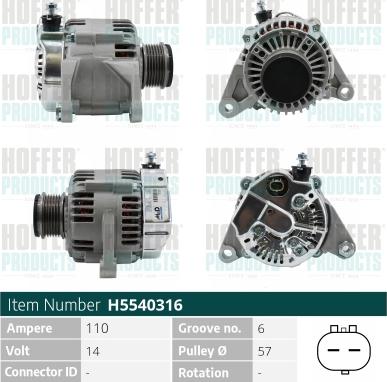 Wilmink Group WG2197018 - Генератор autosila-amz.com