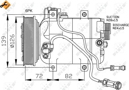 Wilmink Group WG2159091 - Компрессор кондиционера autosila-amz.com