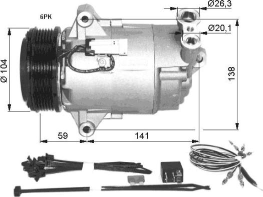 Wilmink Group WG2159330 - Компрессор кондиционера autosila-amz.com