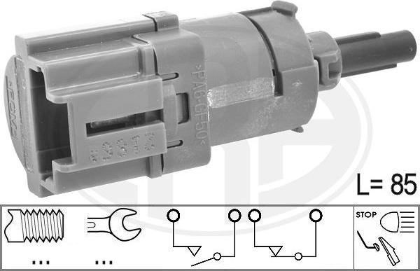 Wilmink Group WG2151254 - Выключатель фонаря сигнала торможения autosila-amz.com