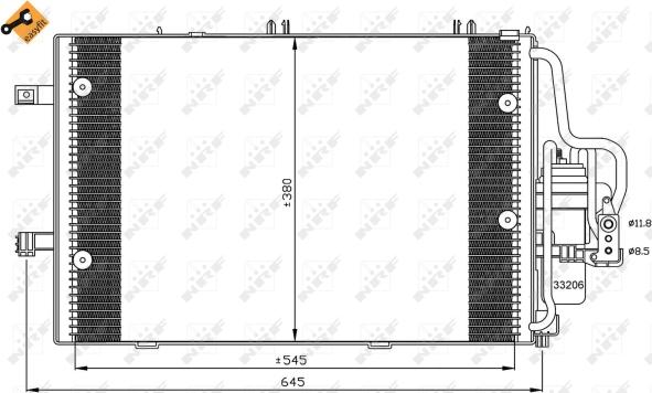 Wilmink Group WG2160959 - Конденсатор кондиционера autosila-amz.com