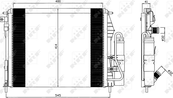 Wilmink Group WG2160974 - Конденсатор кондиционера autosila-amz.com