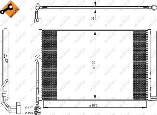 Wilmink Group WG2160584 - Конденсатор кондиционера autosila-amz.com