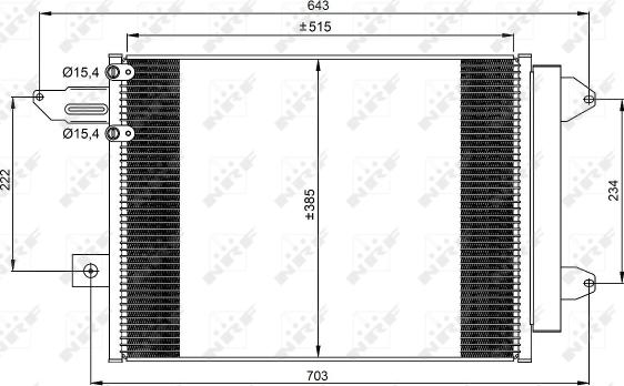 Wilmink Group WG2160525 - Конденсатор кондиционера autosila-amz.com