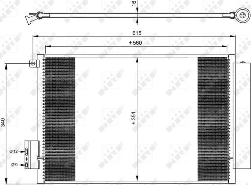 Wilmink Group WG2160520 - Конденсатор кондиционера autosila-amz.com