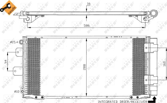 Wilmink Group WG2160898 - Конденсатор кондиционера autosila-amz.com