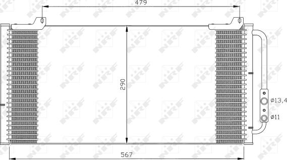 Wilmink Group WG2160856 - Конденсатор кондиционера autosila-amz.com