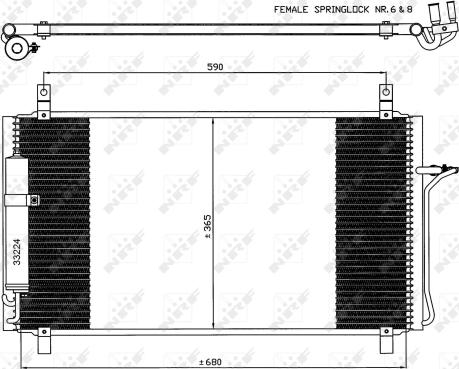 Wilmink Group WG2161037 - Конденсатор кондиционера autosila-amz.com