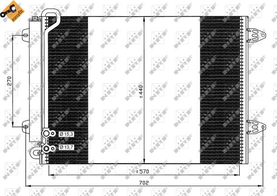 Wilmink Group WG2161029 - Конденсатор кондиционера autosila-amz.com