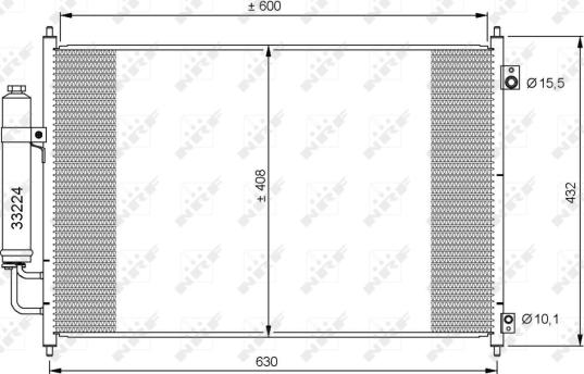 Wilmink Group WG2161158 - Конденсатор кондиционера autosila-amz.com